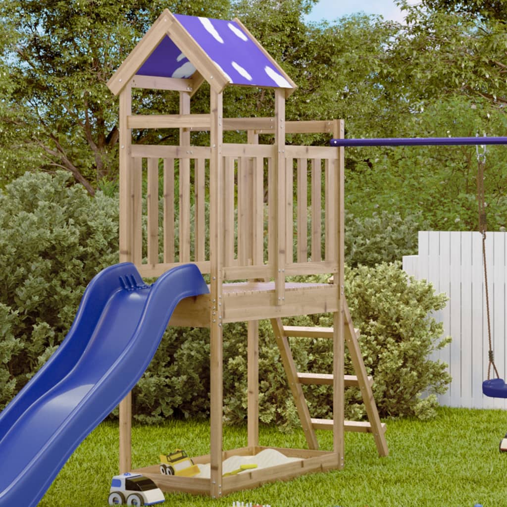 Échelle de tour de jeu Vidaxx 110,5x52,5x215 cm en bois de pin imprégné