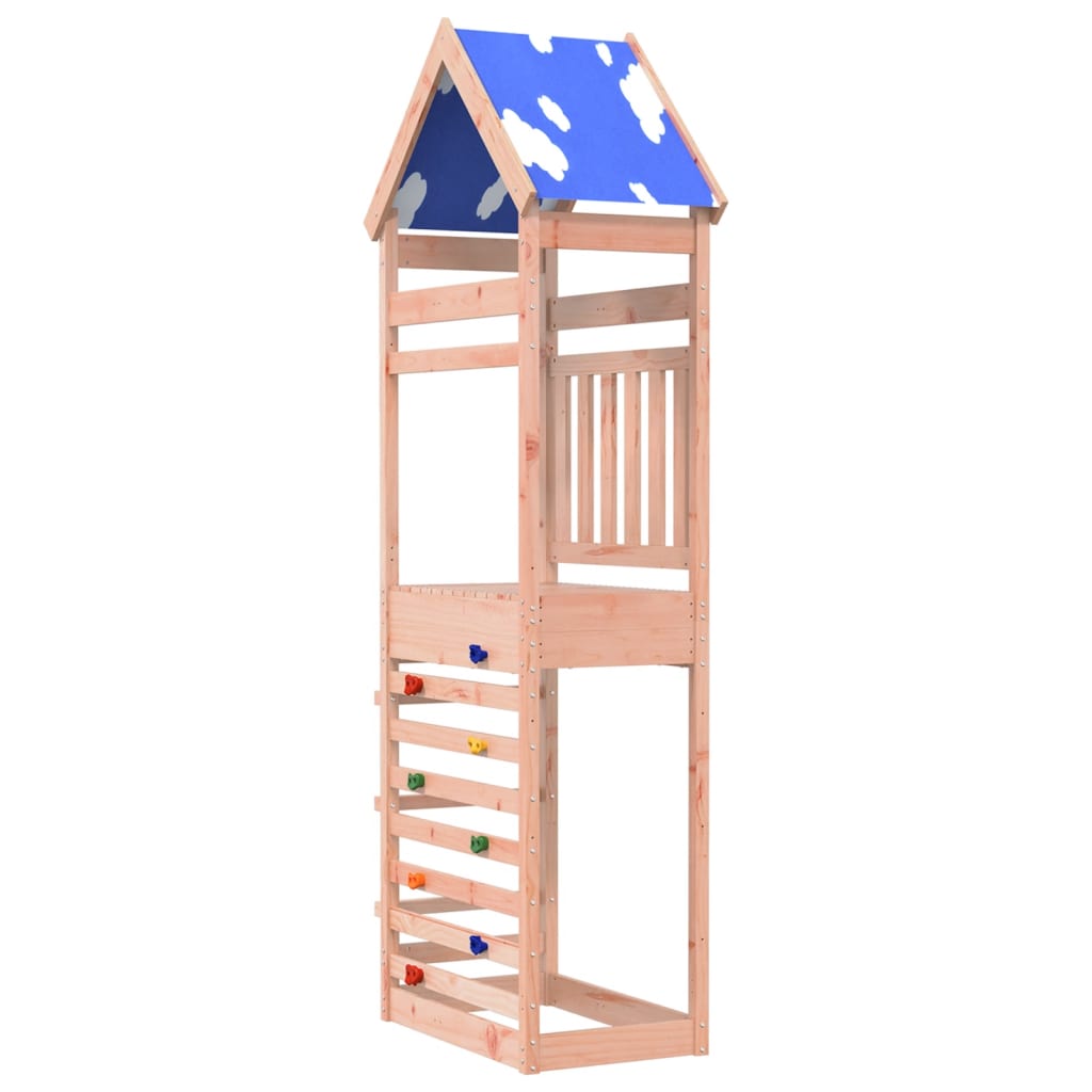 Tour de jeu Vidaxx avec mur d'escalade 85x52,5x265 cm pin douglas