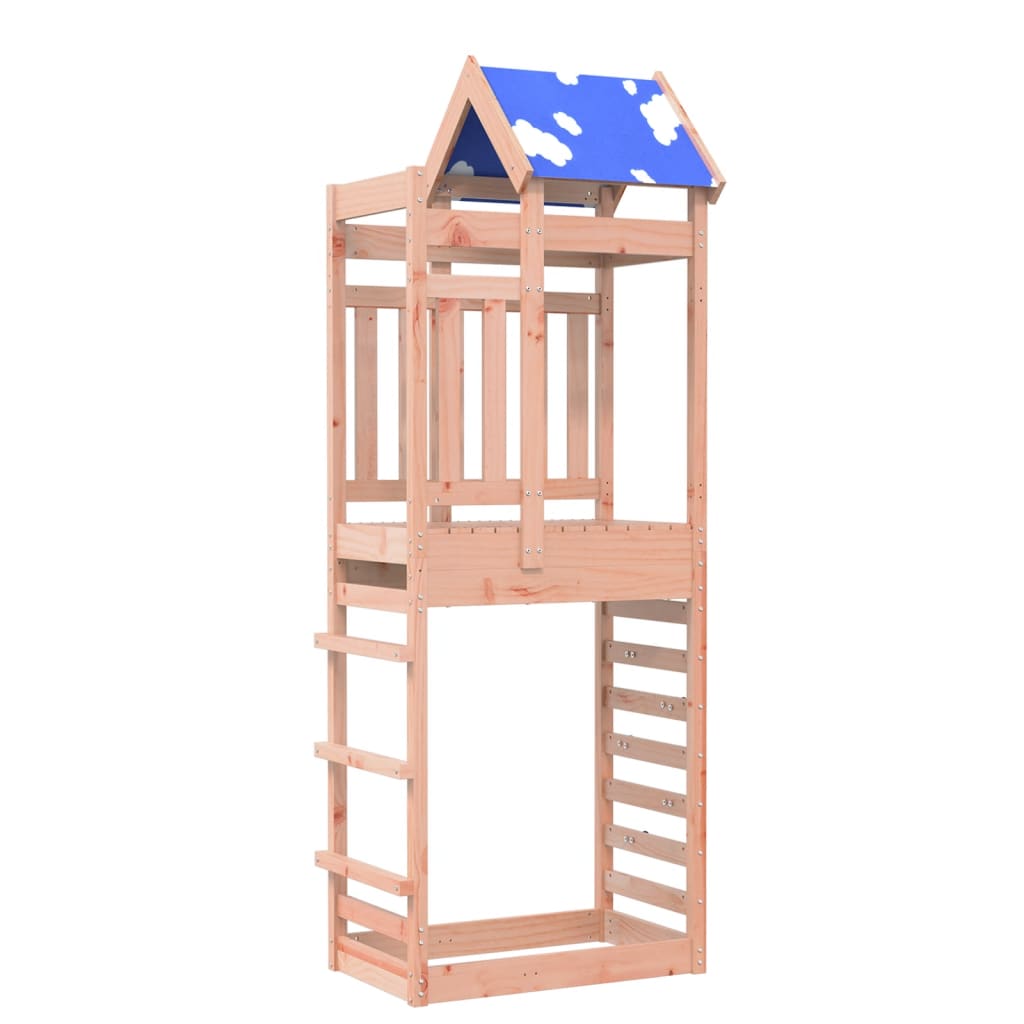 VidaXL Tour de jeu avec paroi rocheuse 85x52,5x239 cm pin douglas