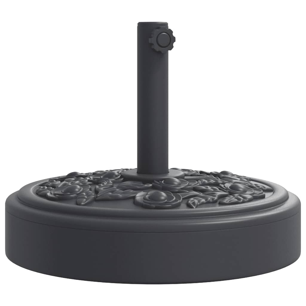 Pied de parasol Vidaxl pour mâts de ø38 48 mm 25 kg rond