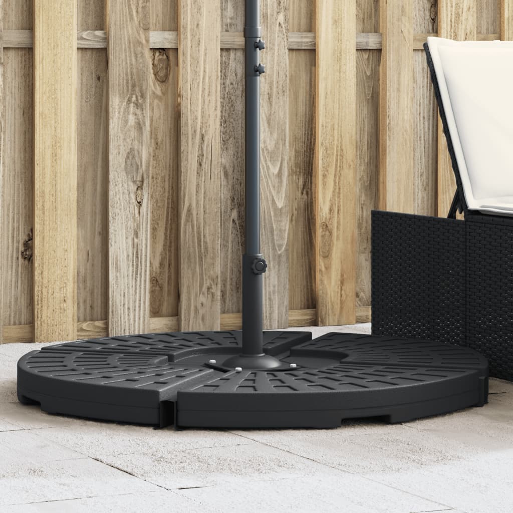 Poids de parasol VidaXL avec poignée pour pied croisé 20 kg