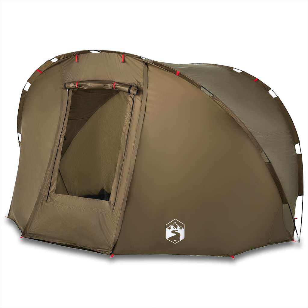 VidaXL tente de pêche 5 personnes imperméable vert olive