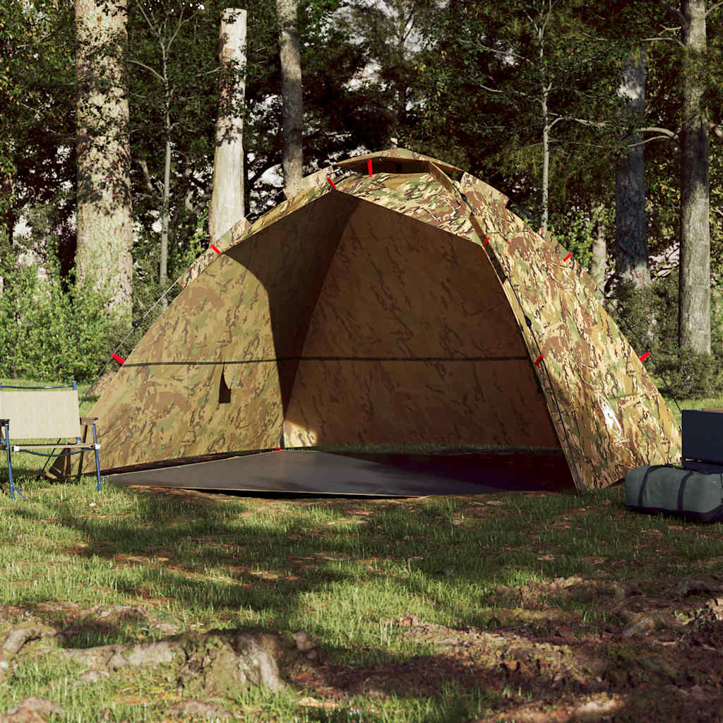 Tente Vidaxl camouflage à dégagement rapide 4 personnes