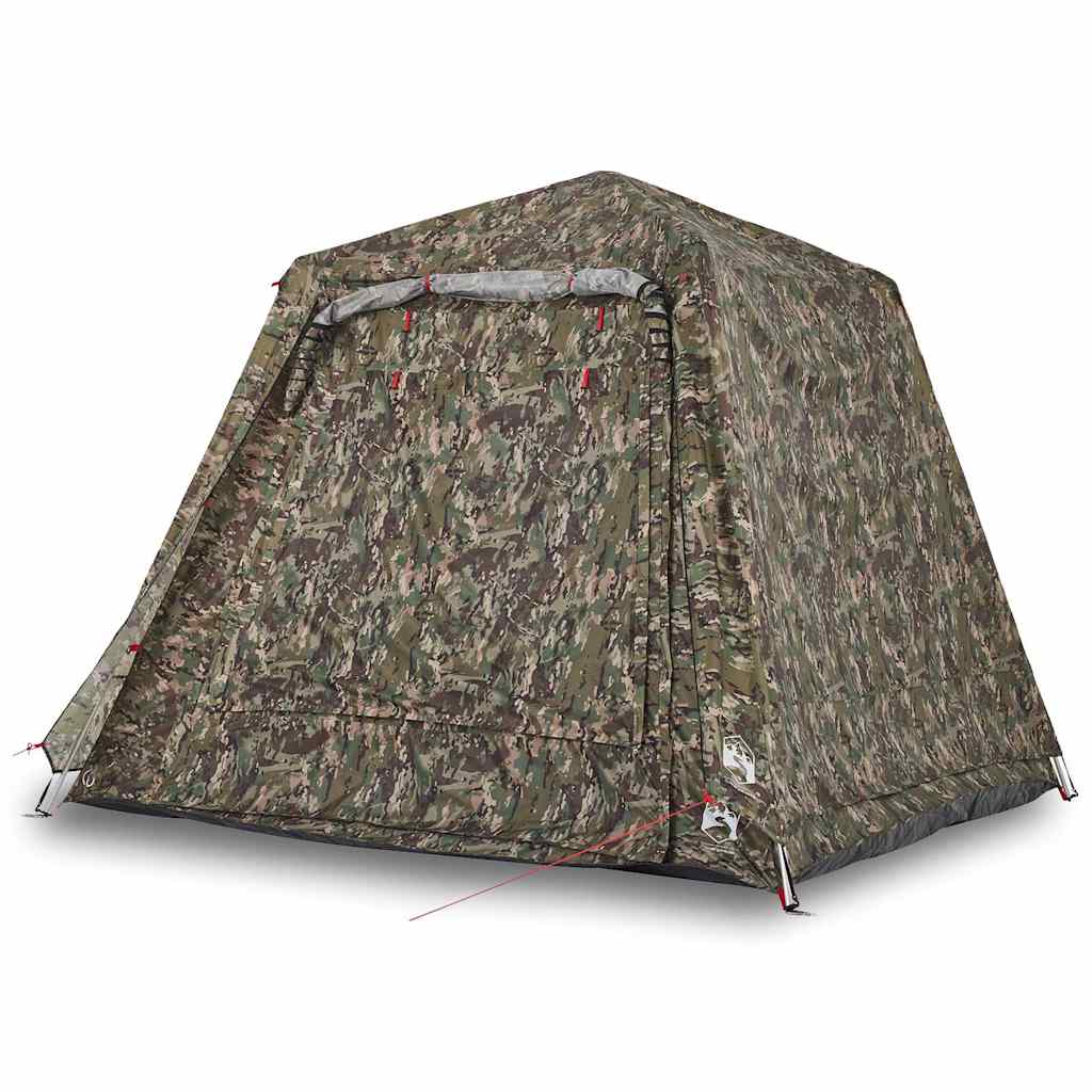 Tente de pêche Vidaxl camouflage à dégagement rapide 4 personnes