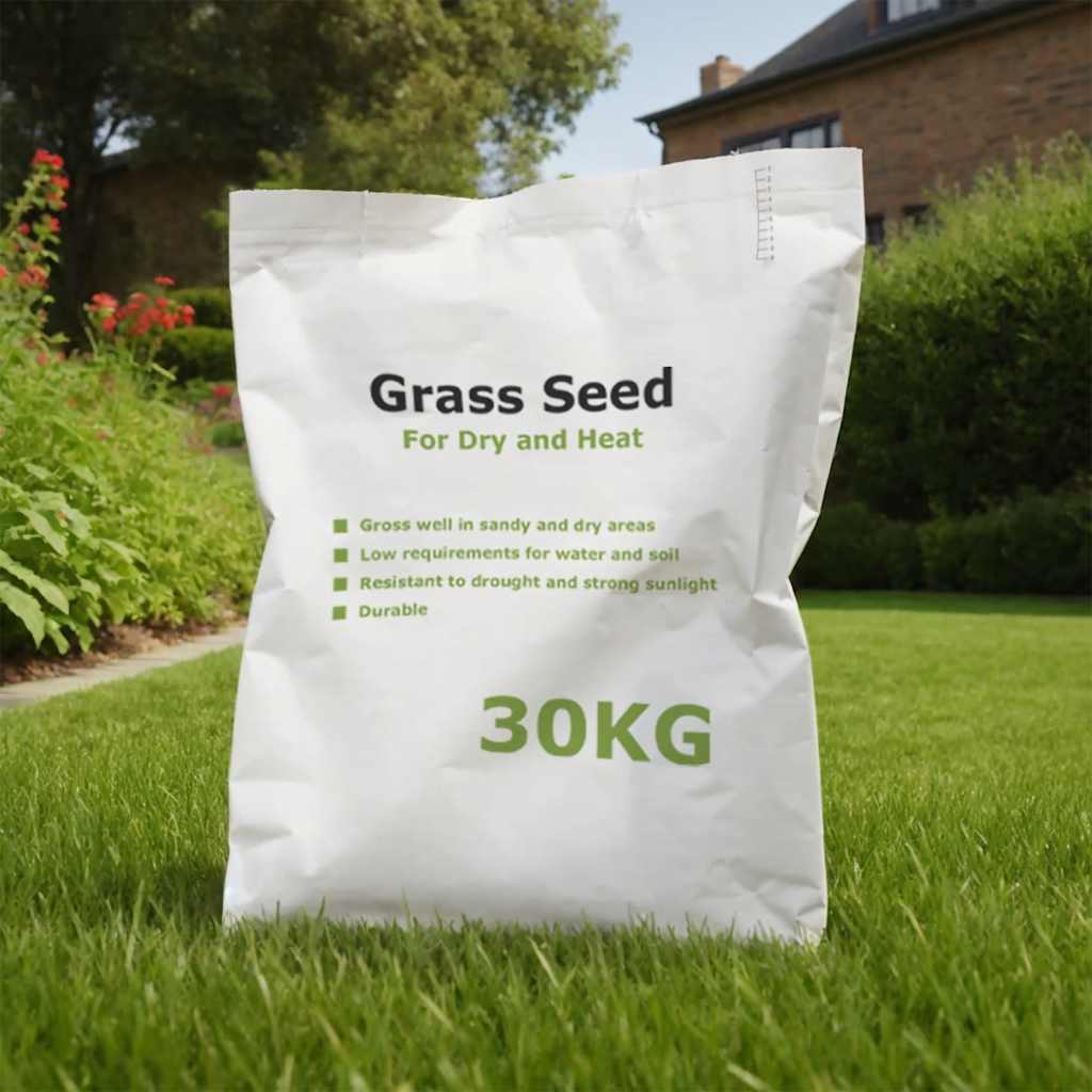VidaXL Semences de gazon pour la sécheresse et la chaleur 30 kg