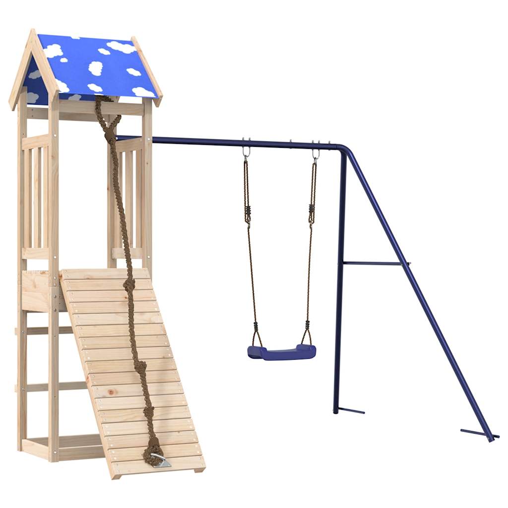 VidaXL Playhouse en bois de pin massif