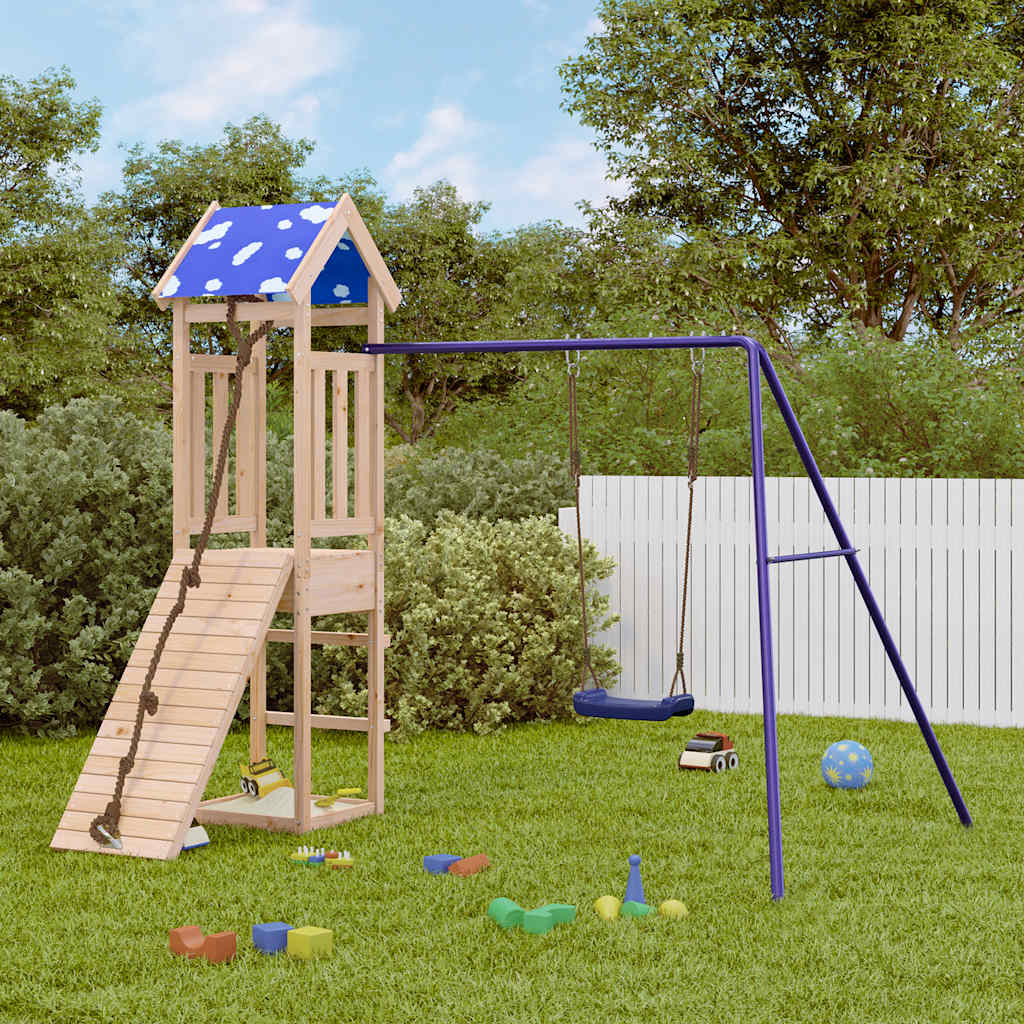 VidaXL Playhouse en bois de pin massif