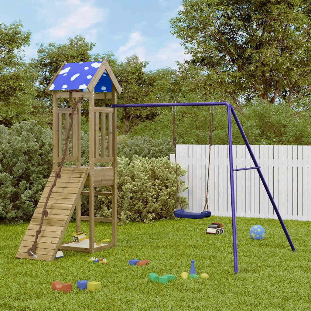VidaXL Playhouse bois de pin imprégné