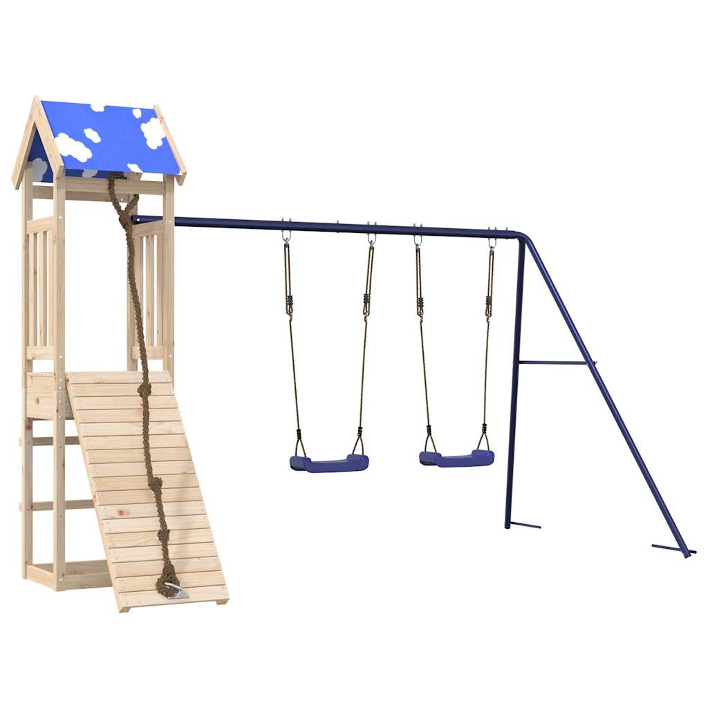 VidaXL Playhouse en bois de pin massif