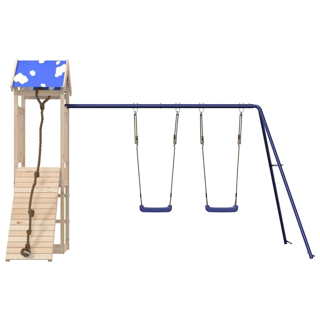 VidaXL Playhouse en bois de pin massif