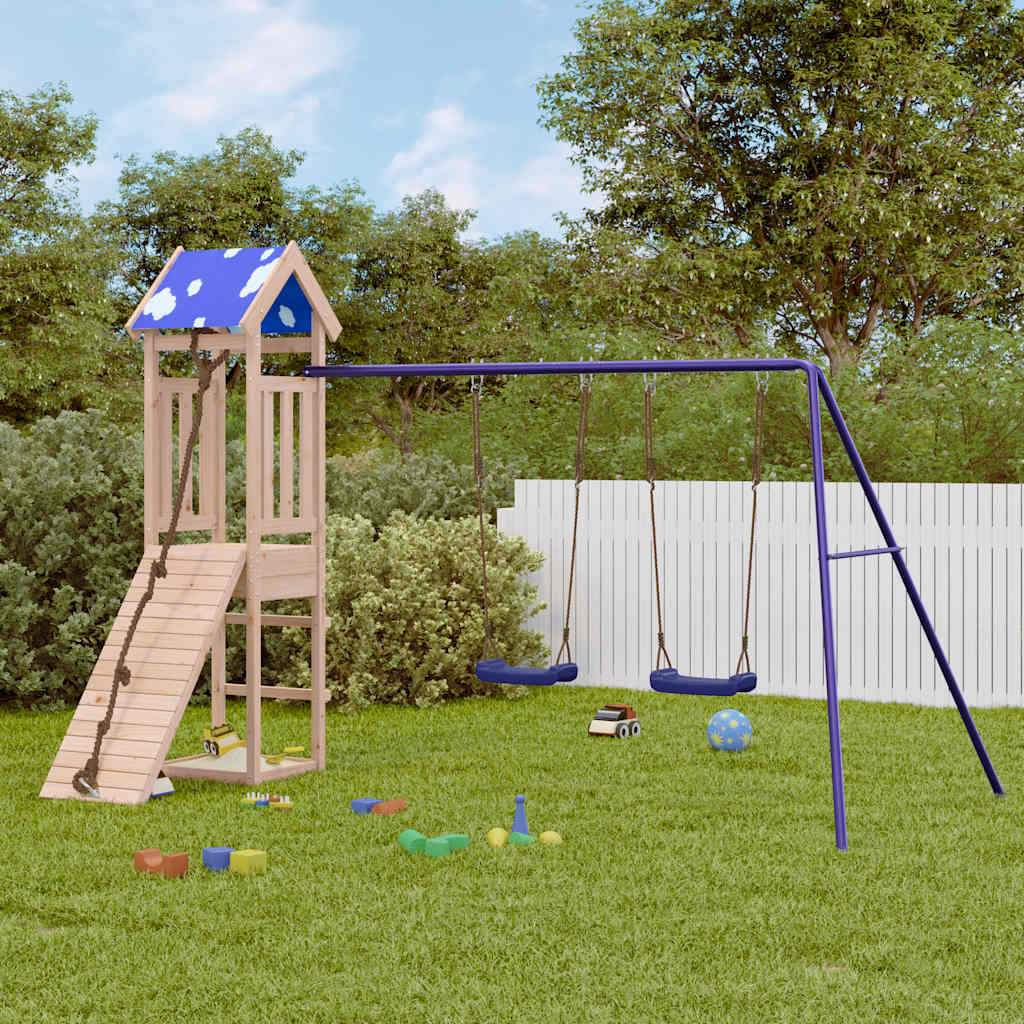 VidaXL Playhouse en bois de pin massif