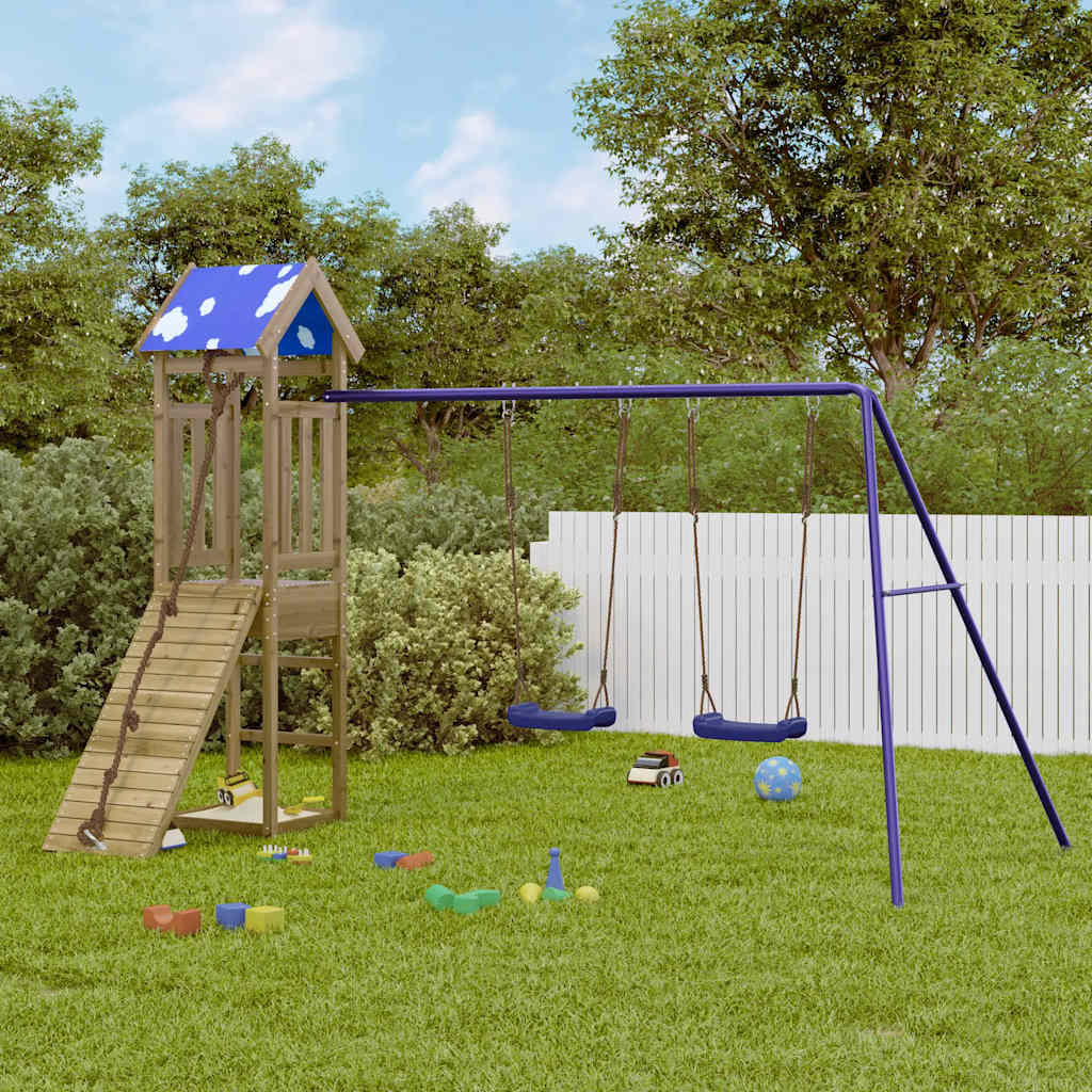 VidaXL Playhouse bois de pin imprégné