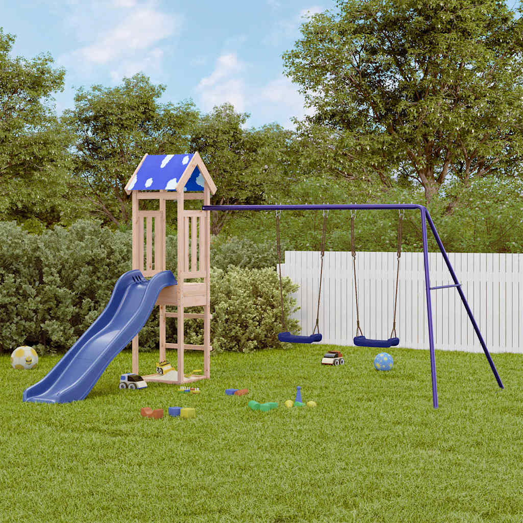 VidaXL Playhouse en bois de pin massif