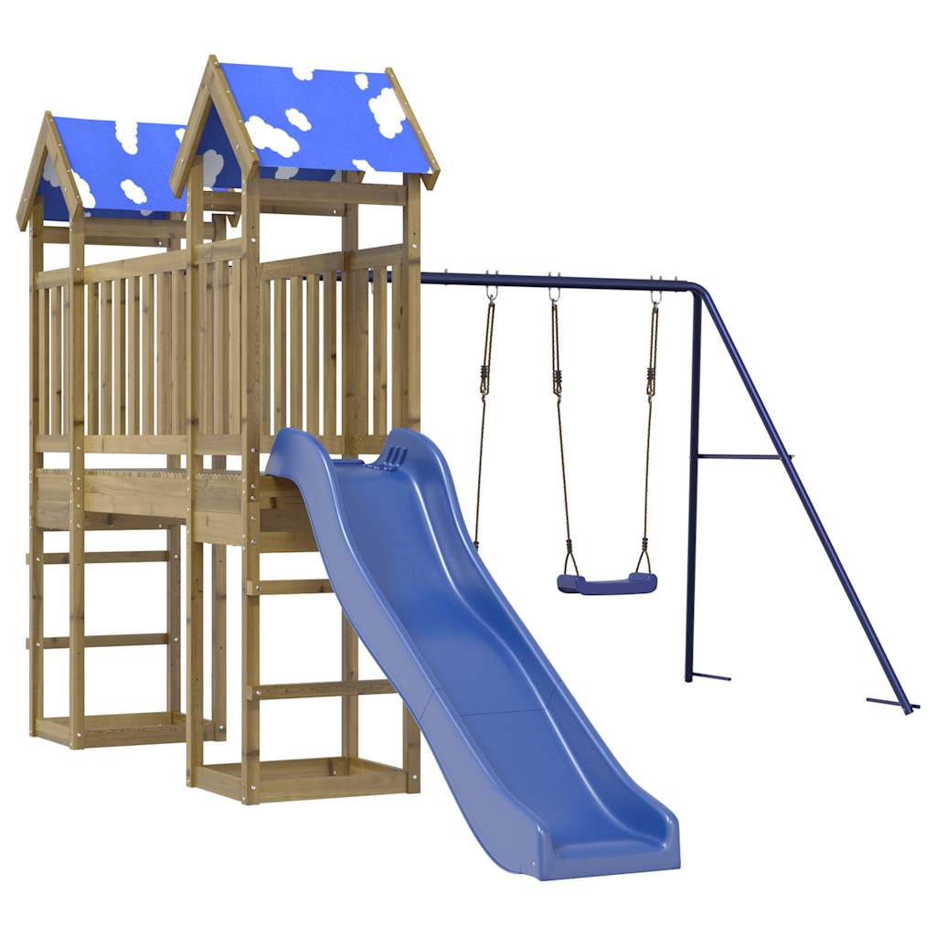 VidaXL Playhouse bois de pin imprégné