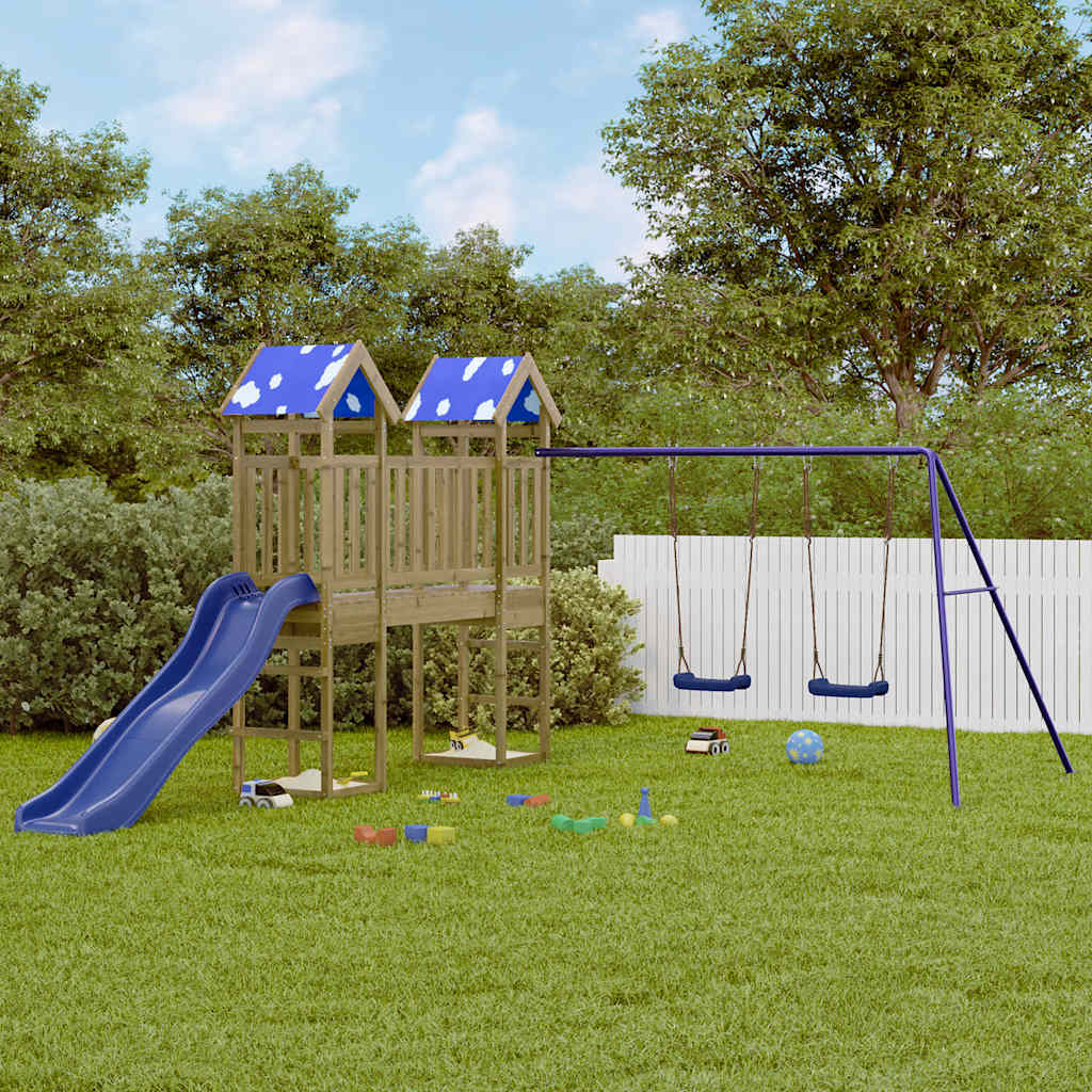VidaXL Playhouse bois de pin imprégné