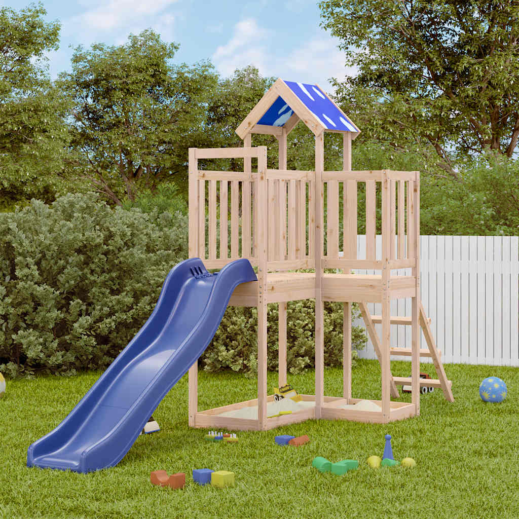 VidaXL Playhouse en bois de pin massif