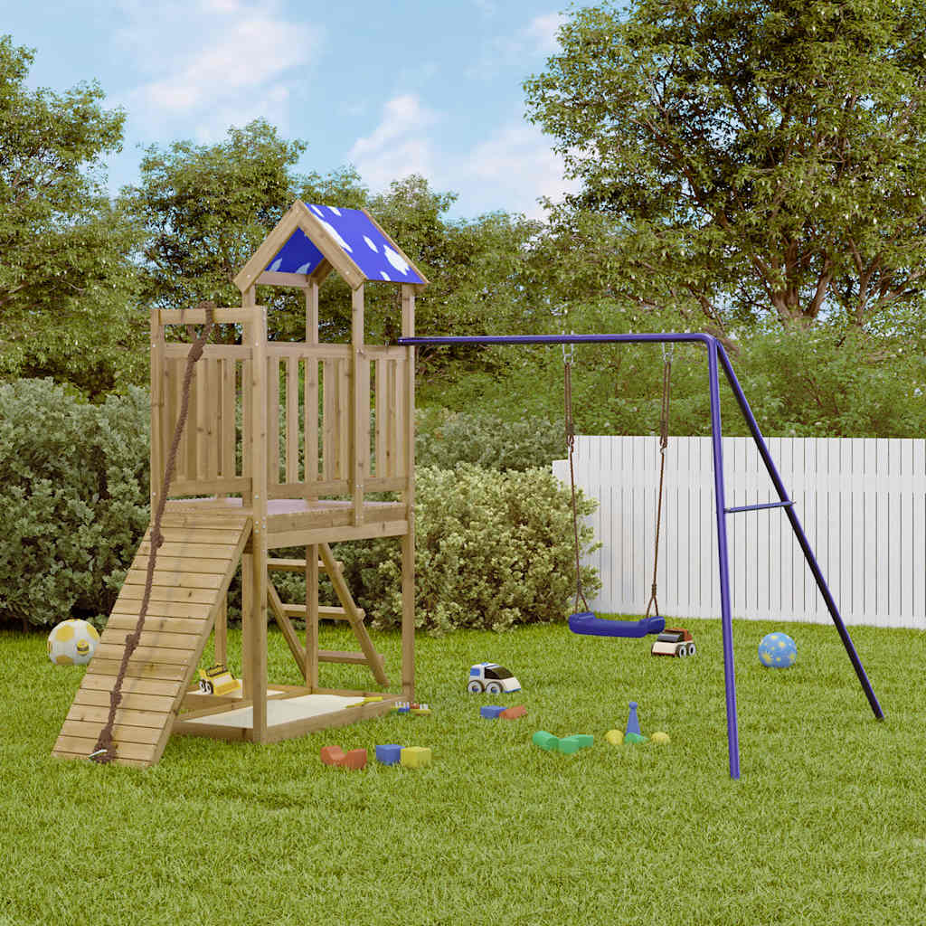 VidaXL Playhouse bois de pin imprégné