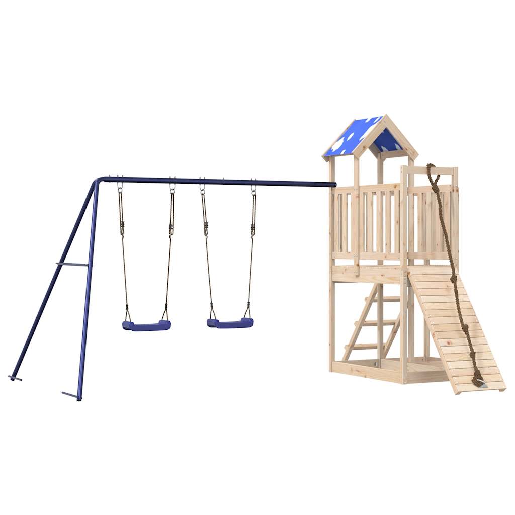 VidaXL Playhouse en bois de pin massif