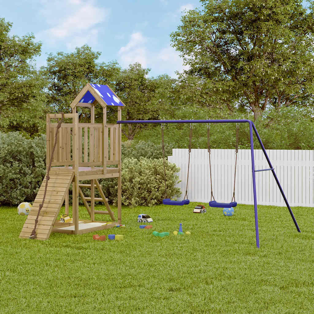 VidaXL Playhouse bois de pin imprégné