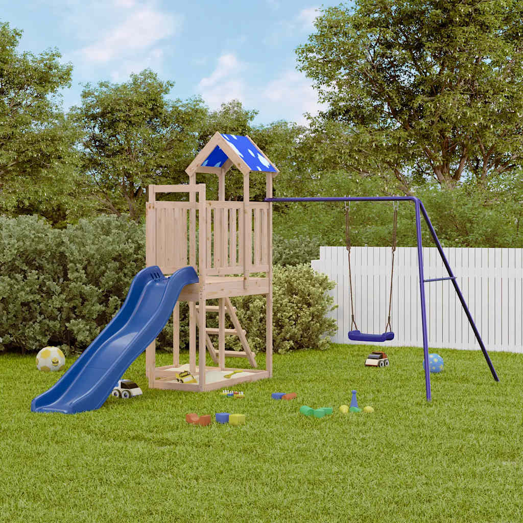 VidaXL Playhouse en bois de pin massif