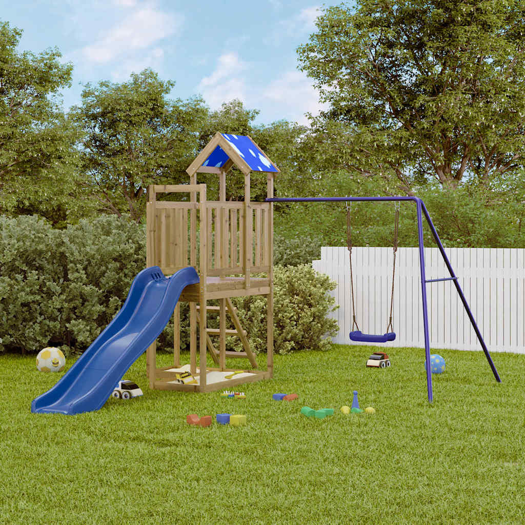 VidaXL Playhouse bois de pin imprégné