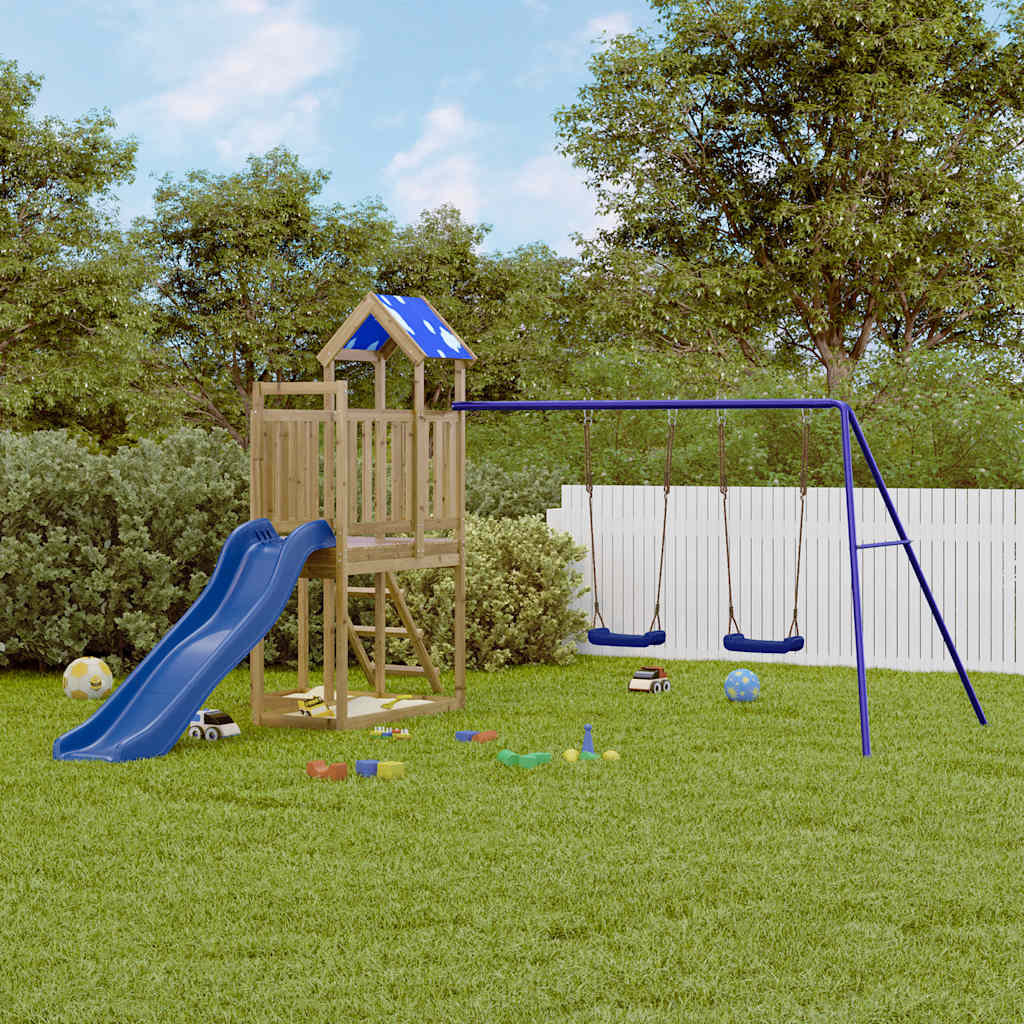 VidaXL Playhouse bois de pin imprégné