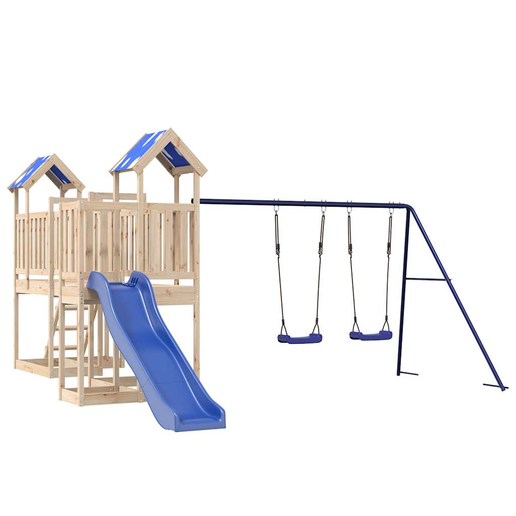 VidaXL Playhouse en bois de pin massif