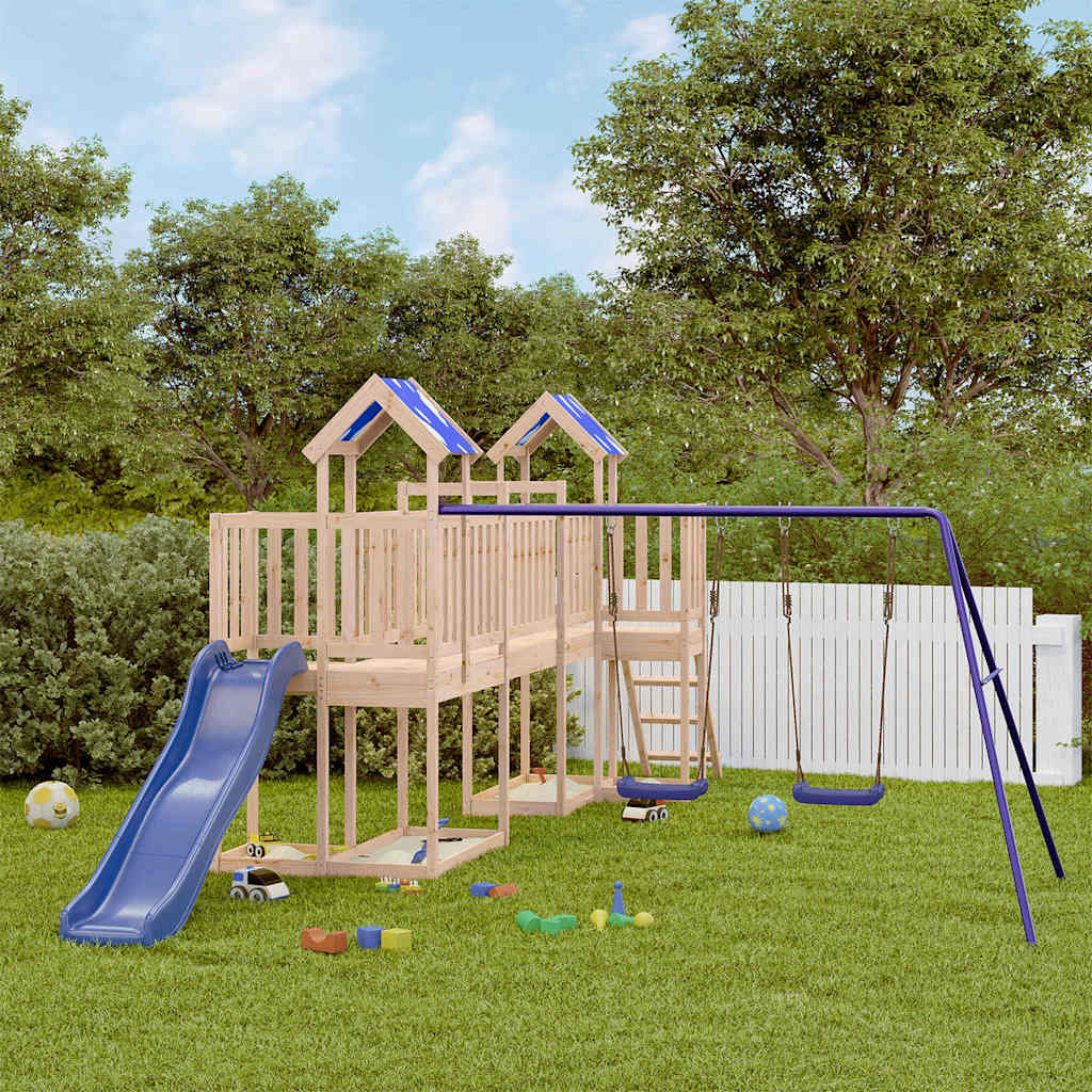 VidaXL Playhouse en bois de pin massif