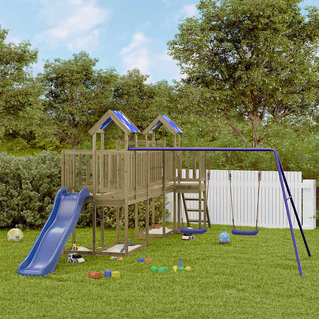 VidaXL Playhouse bois de pin imprégné