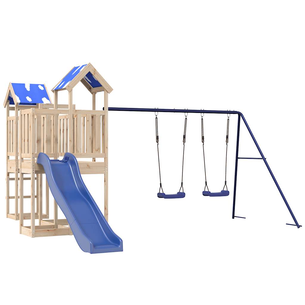 VidaXL Playhouse en bois de pin massif