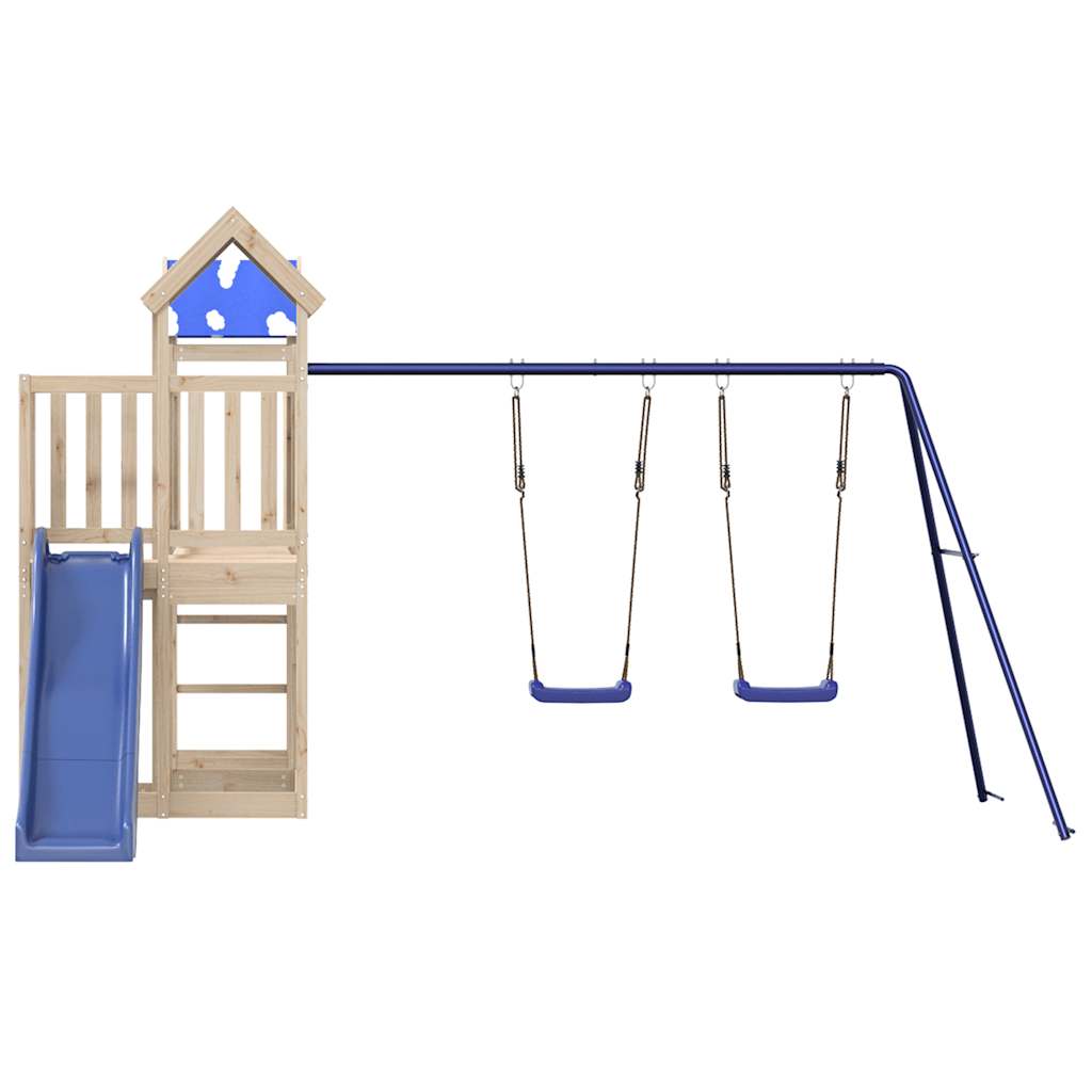VidaXL Playhouse en bois de pin massif