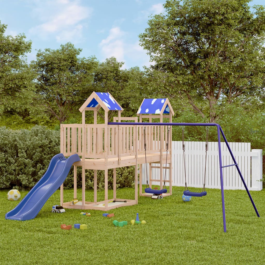 VidaXL Playhouse en bois de pin massif