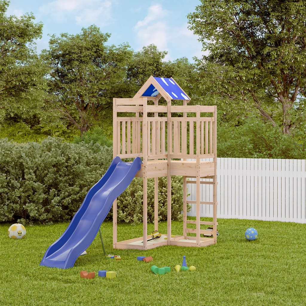 VidaXL Playhouse en bois de pin massif