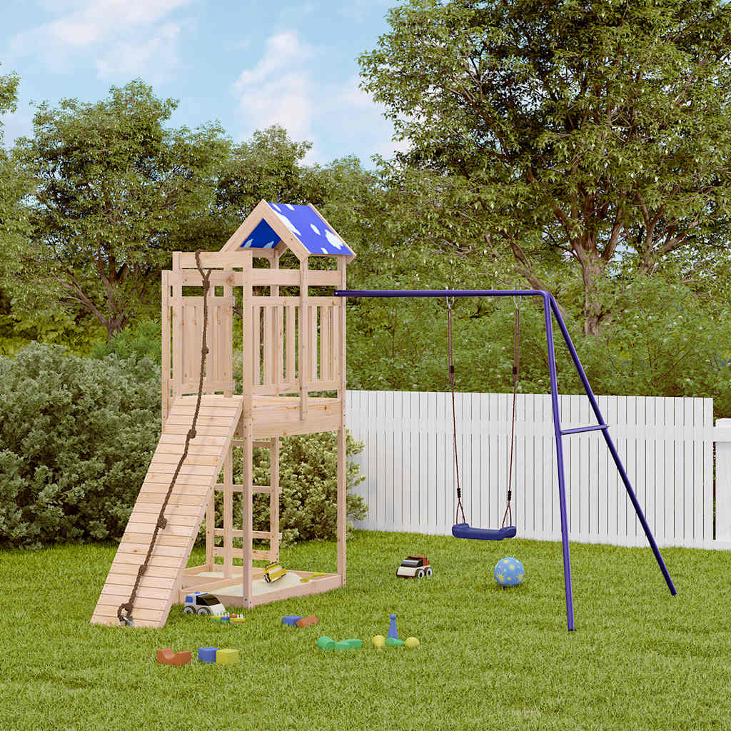 VidaXL Playhouse en bois de pin massif