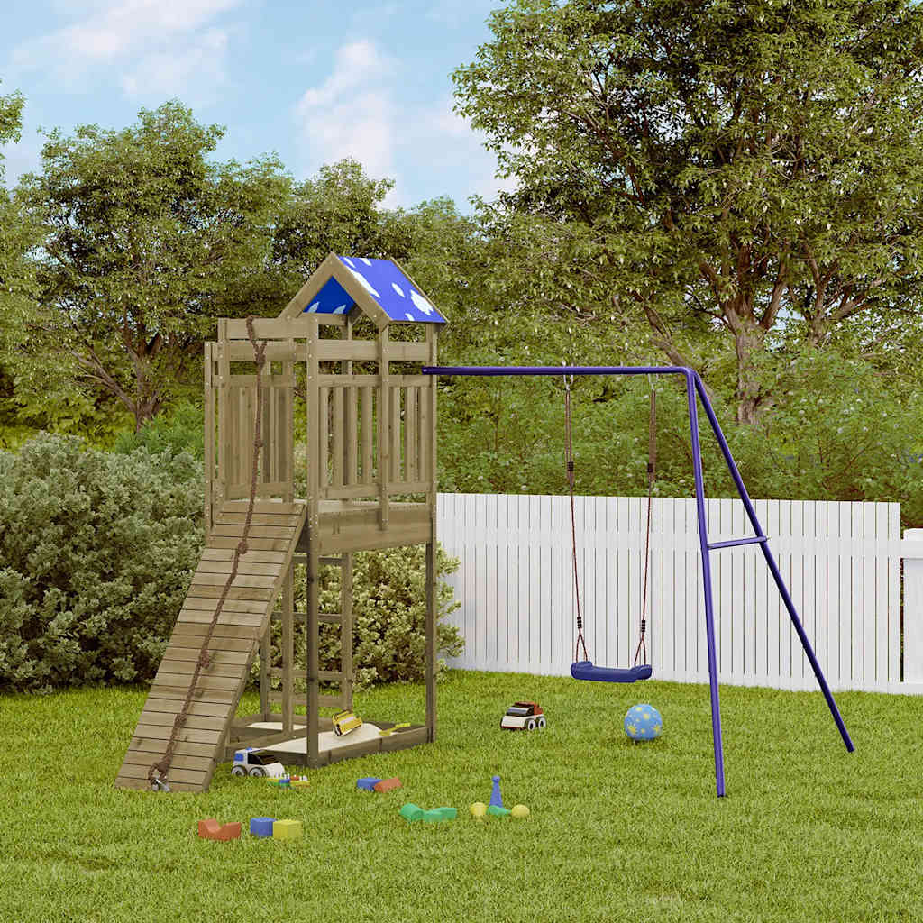 VidaXL Playhouse bois de pin imprégné