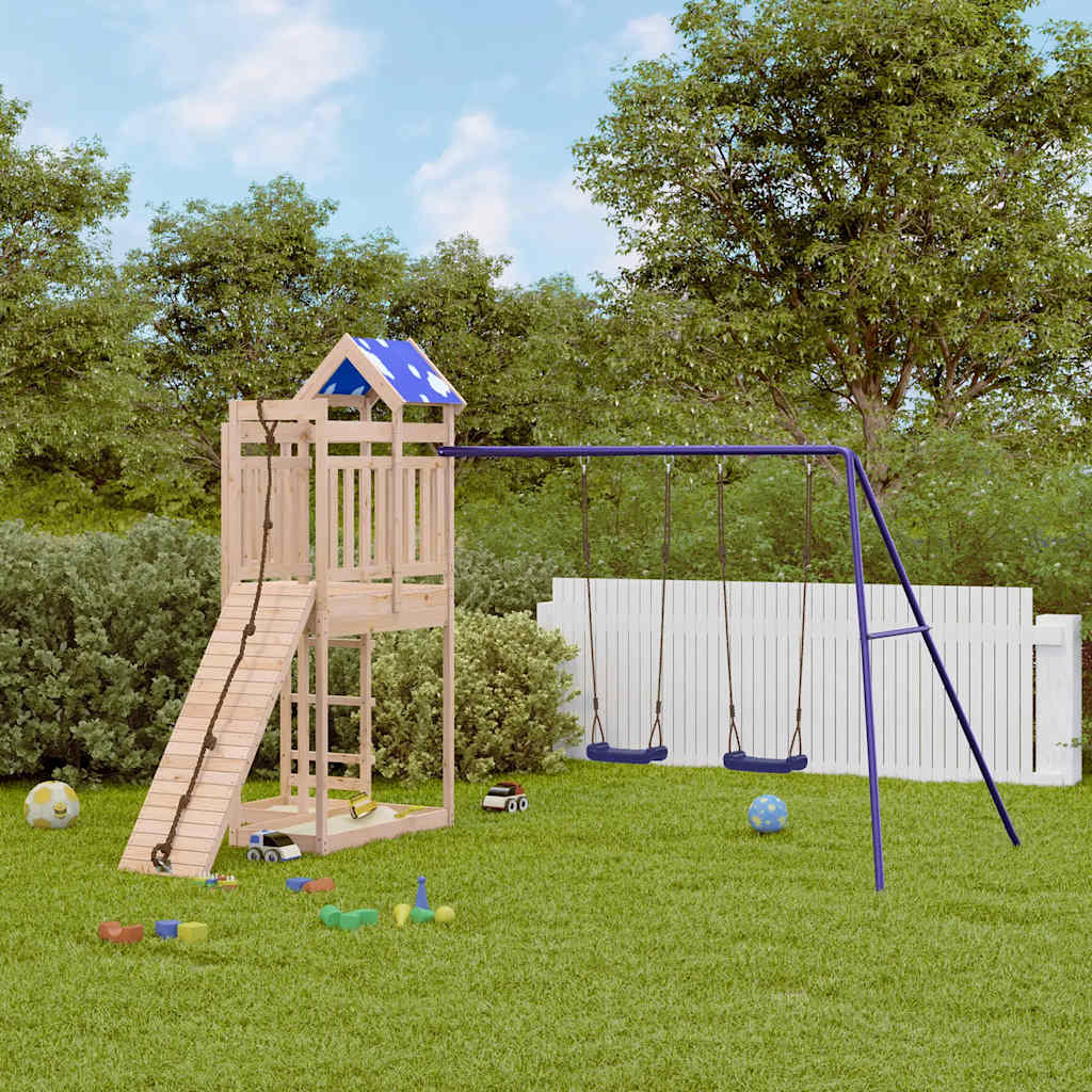VidaXL Playhouse en bois de pin massif