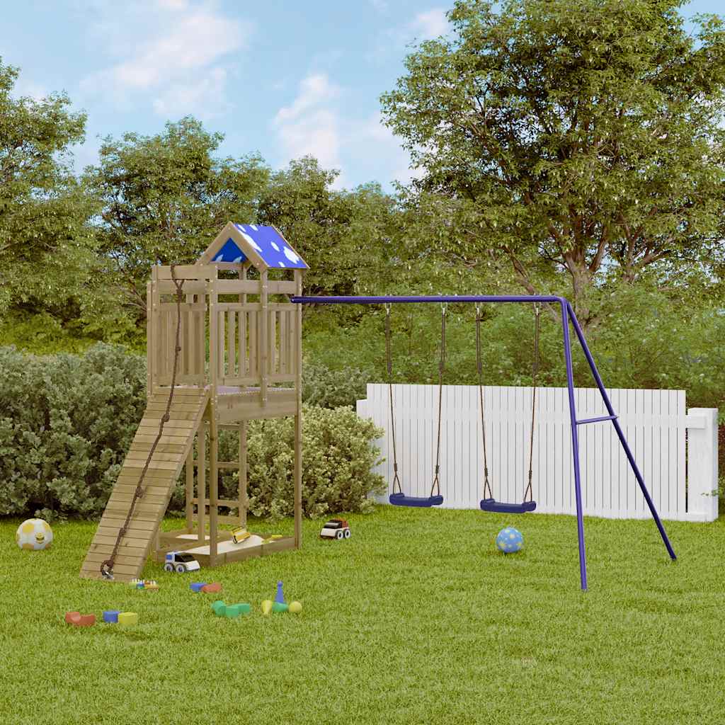 VidaXL Playhouse bois de pin imprégné