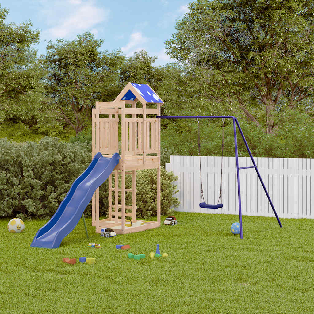 VidaXL Playhouse en bois de pin massif