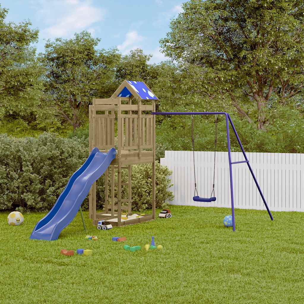 VidaXL Playhouse bois de pin imprégné