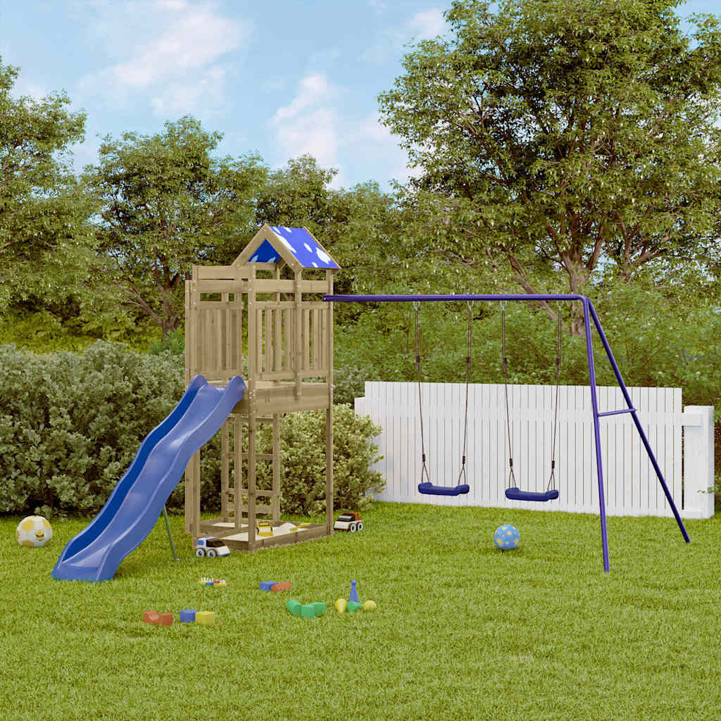 VidaXL Playhouse bois de pin imprégné