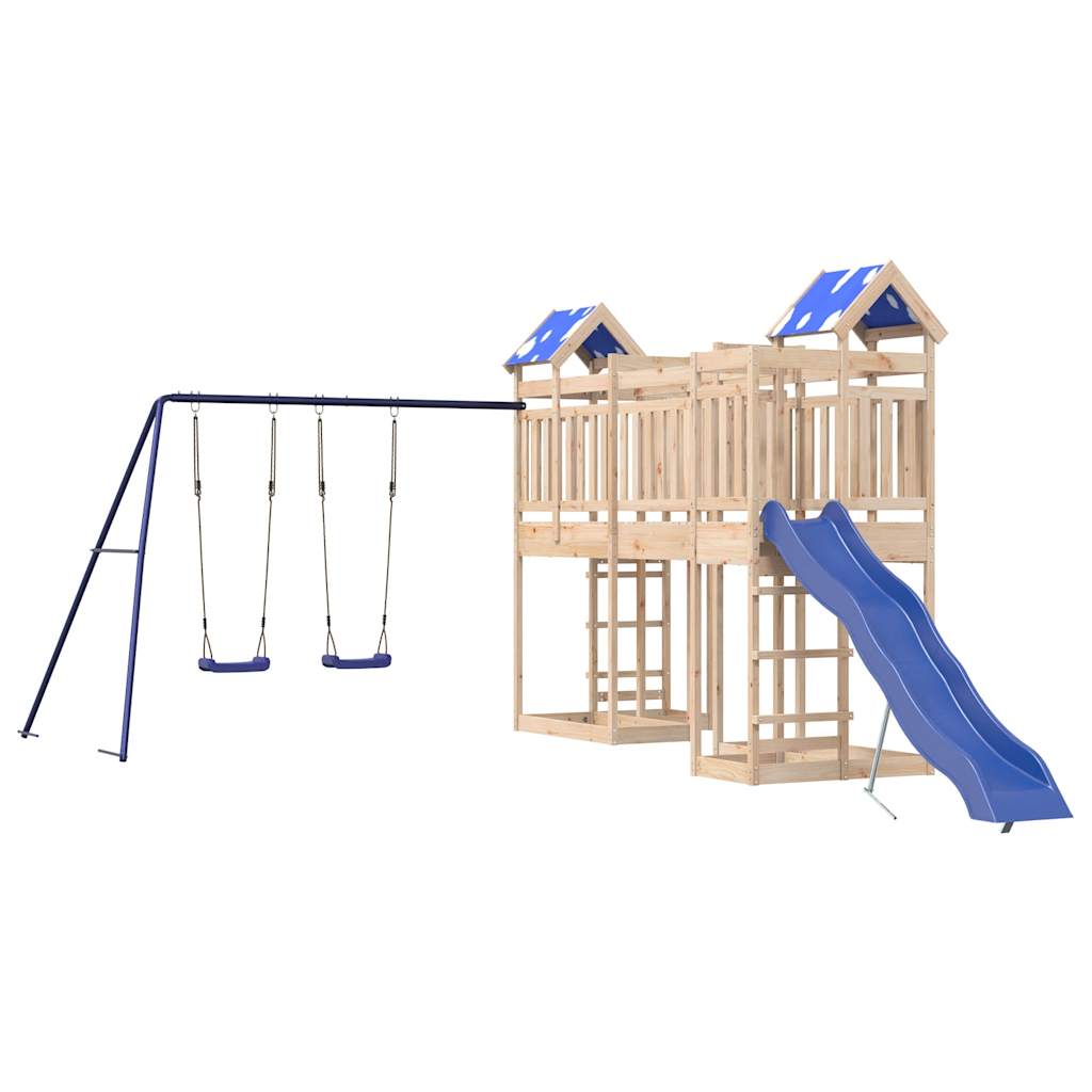 VidaXL Playhouse en bois de pin massif