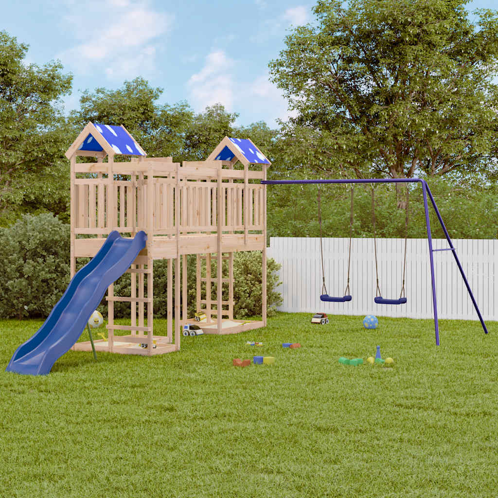 VidaXL Playhouse en bois de pin massif