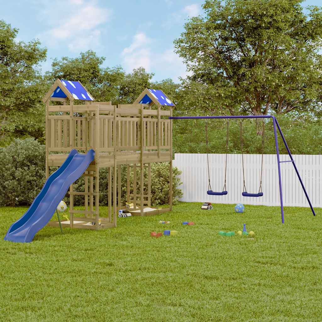 VidaXL Playhouse bois de pin imprégné