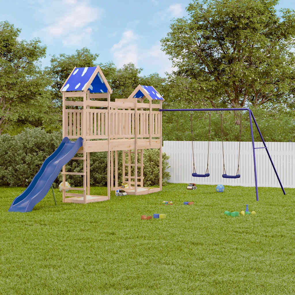 VidaXL Playhouse en bois de pin massif