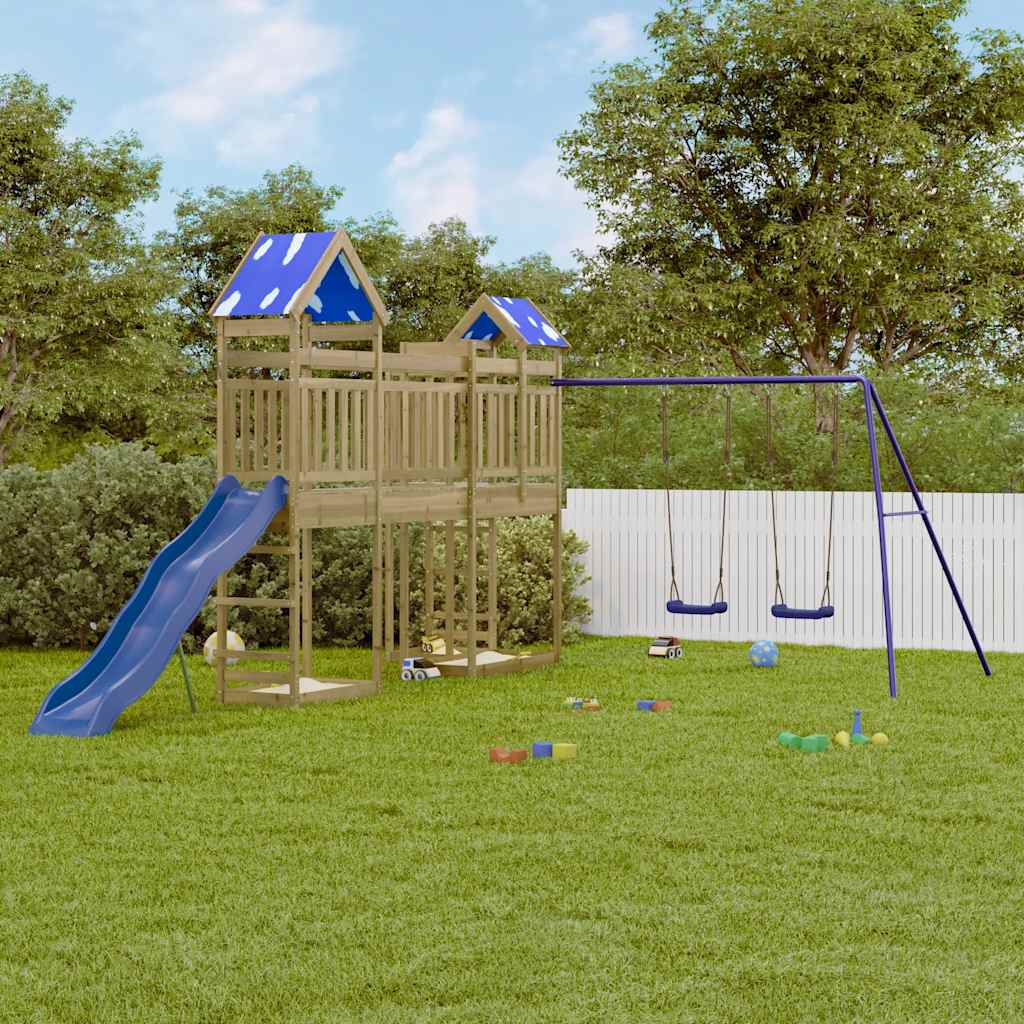 VidaXL Playhouse bois de pin imprégné