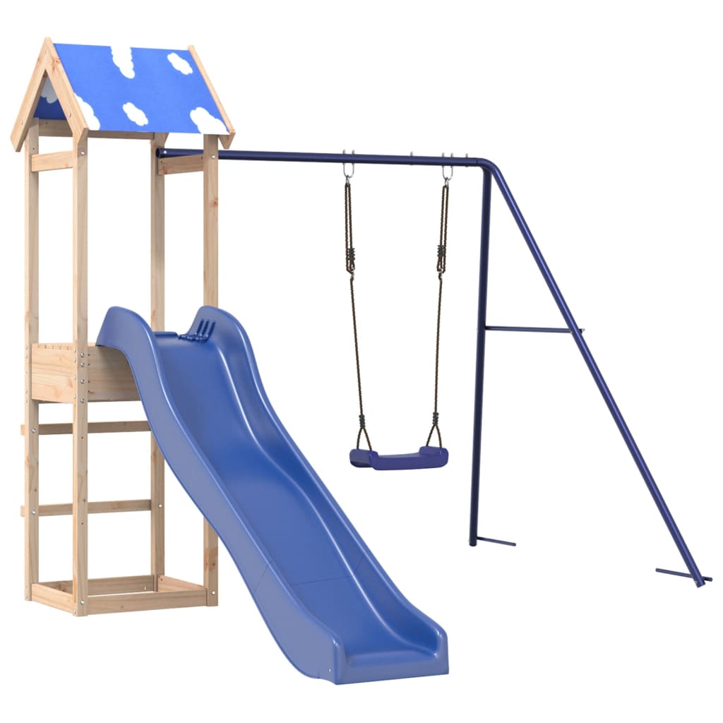 VidaXL Playhouse en bois de pin massif