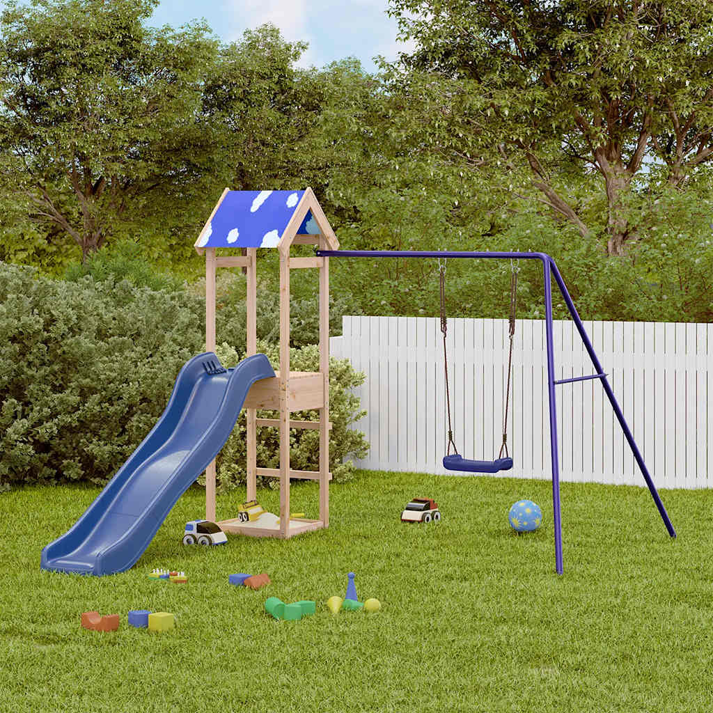 VidaXL Playhouse en bois de pin massif