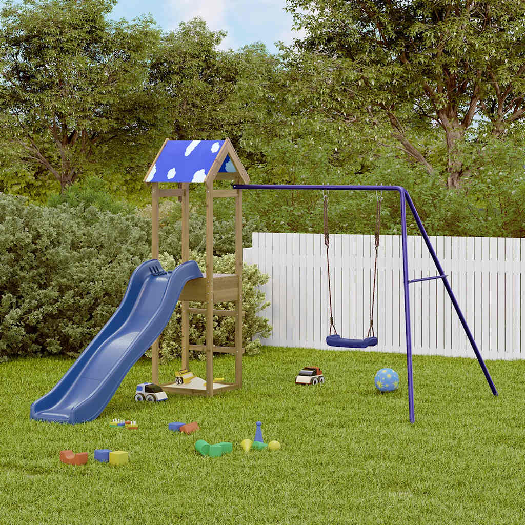 VidaXL Playhouse bois de pin imprégné