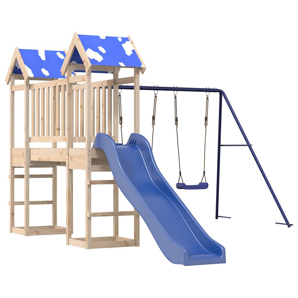 VidaXL Playhouse en bois de pin massif