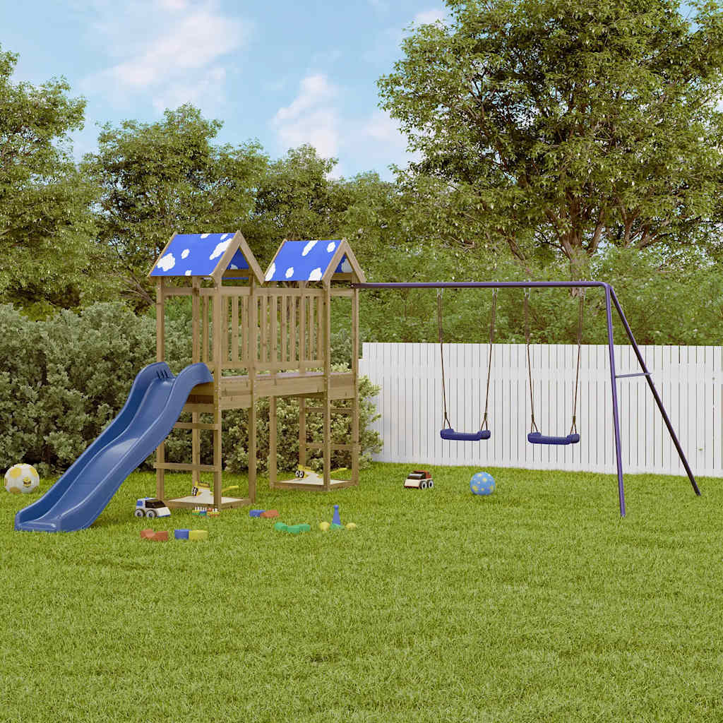 VidaXL Playhouse bois de pin imprégné